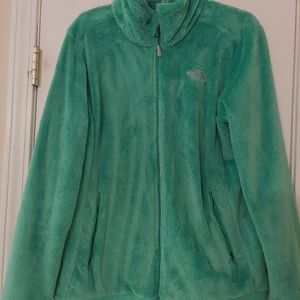 Womens North Face jacket size L in  Mint Green color